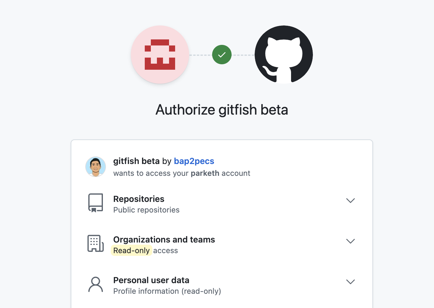 Authorize Github